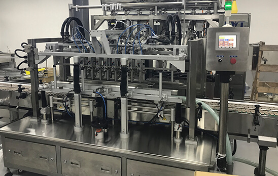 Dual Lane Facial Gel Filling Line