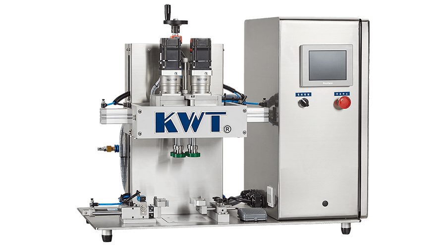 半自動側旋式鎖蓋機 - KWT-130ST